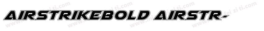 AirstrikeBold Airstr字体转换
